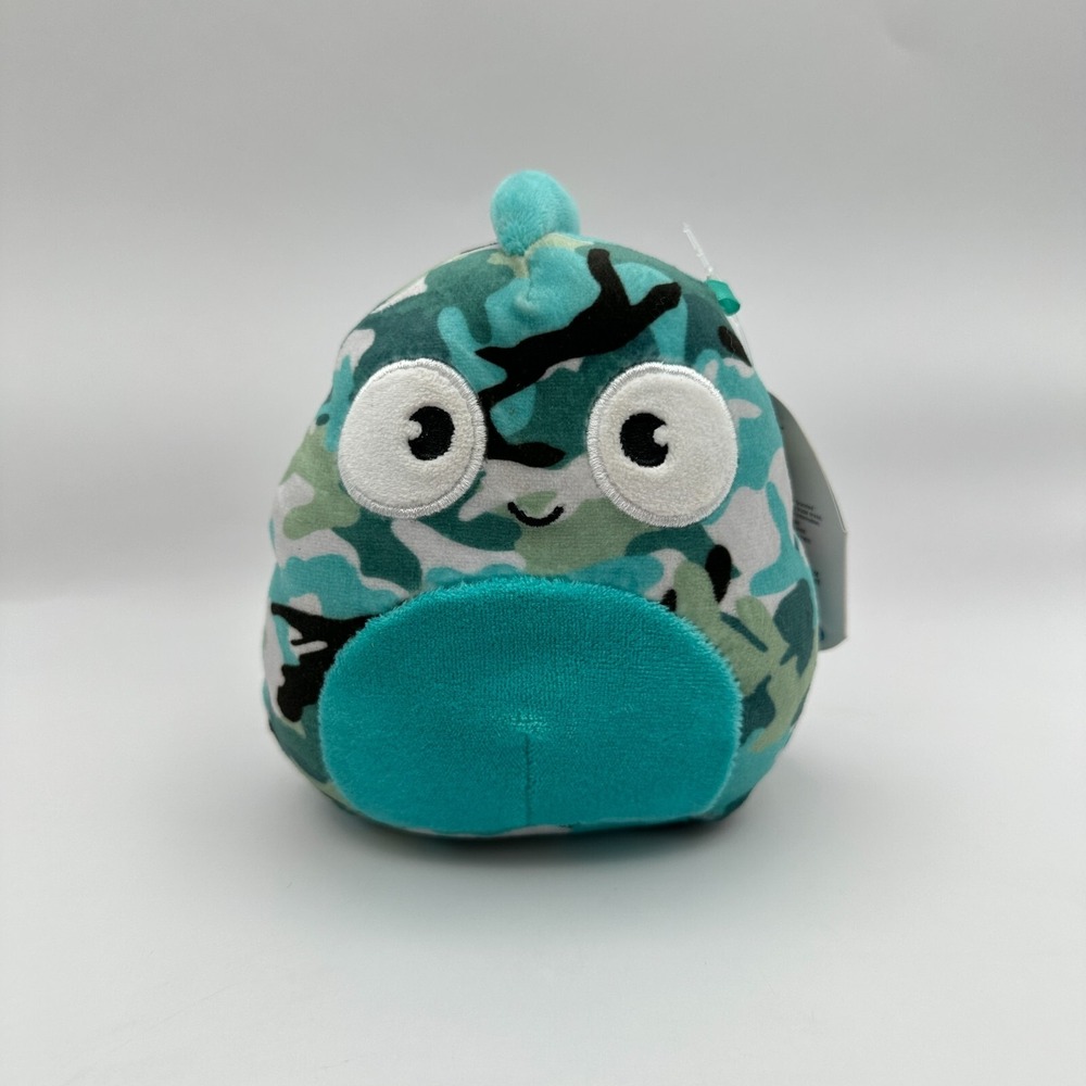 Squishmallow Calais The Chameleon Camo Lizard Reptile Soft Plush Stuffed Toy NWT